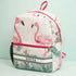 Personalized Flamingo Printed Backpack for Kids