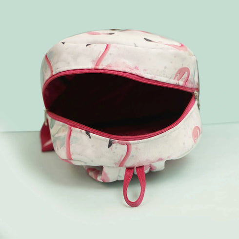 Personalized Flamingo Printed Backpack for Kids