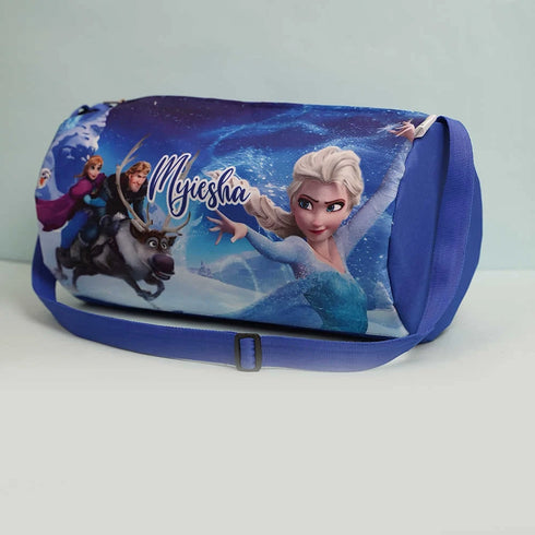 Personalized Cartoon Printed Sling Duffle Bag for Kids