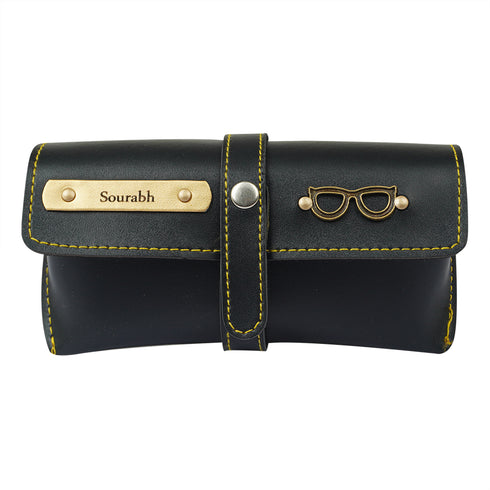 Personalised Gift Combo Men's Wallet With Charm - Black - Uncommongifts.in