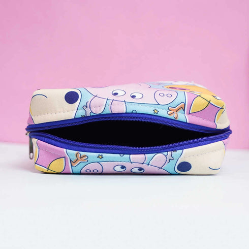 Personalized Cartoon Printed Neck Pillow with Box Pouch Combo for Kids