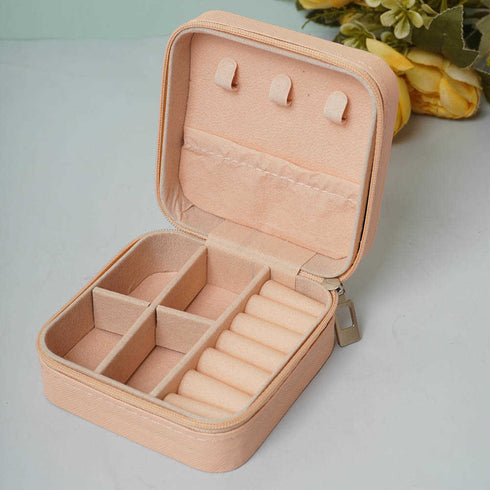 Personalized Organizer Jewellery Box for Women - Peach