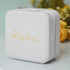 Personalized Organizer Jewellery Box for Women - White