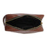 Personalized PU Box Pouch with Charm- Brown - Uncommongifts.in