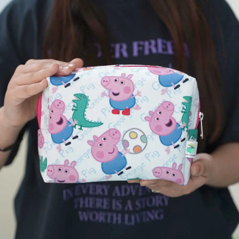 Personalized Neck Pillow with Box Pouch Combo for Kids