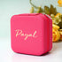 Personalized Organizer Jewellery Box for Women - Dark Pink
