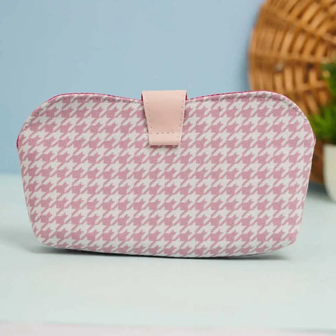 Personalized Pink Printed Sunglass Cover