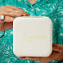 Personalized Organizer Jewellery Box for Women - White