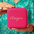 Personalized Organizer Jewellery Box for Women - Dark Pink