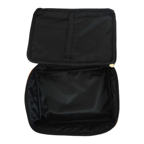 Personalized PU Toiletry Kit With Charms - Tan - Uncommongifts.in