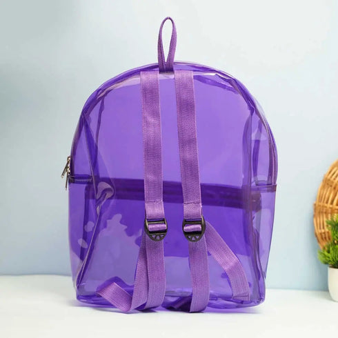 Personalized Kids Jelly Backpack - Purple