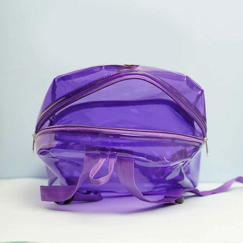 Personalized Kids Jelly Backpack - Purple