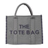 Grey Personalised Woody Handbag Tote Bag - Uncommongifts.in