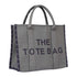 Grey Personalised Woody Handbag Tote Bag - Uncommongifts.in