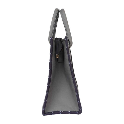 Grey Personalised Woody Handbag Tote Bag - Uncommongifts.in