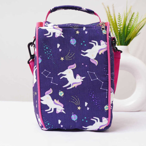 Personalised Unicorns Printed Kids Lunch Bag