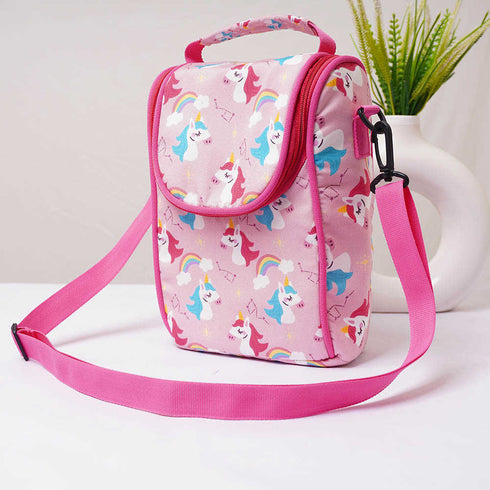 Personalised Unicorn Printed Kids Lunch Bag
