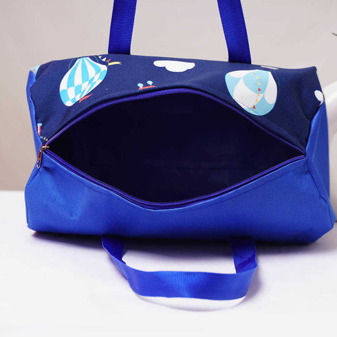 Personalised Air Balloon Printed Kids Duffle Bag