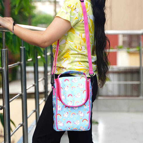 Personalised Rainbows Printed Kids Lunch Bag