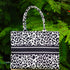 Black and White Leopard Printed Box Tote Bag - Uncommongifts.in