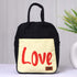 Panda Couple Printed Canvas Lunch Bag - Uncommongifts.in
