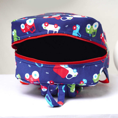 Personalised Car Printed Kids Bag Pack
