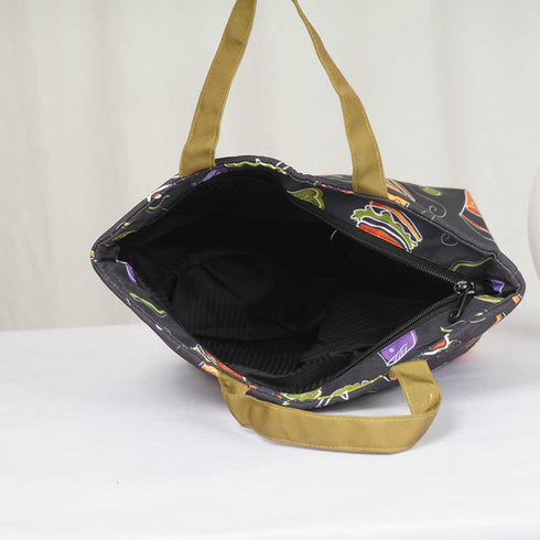 Printed Lunch Bag With Handle - Uncommongifts.in