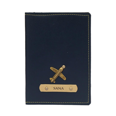 Personalised Gift Combo Women's Wallet With Charm - Navy Blue - Uncommongifts.in