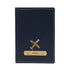 Personalised Gift Combo Women's Wallet With Charm - Navy Blue - Uncommongifts.in