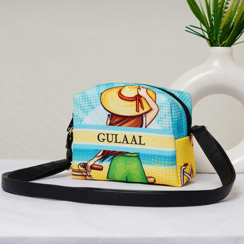 Personalised Girl Printed Sling Bag