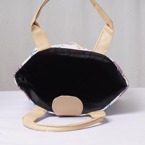 Dogs Printed Lunch Bag With Handle - Uncommongifts.in