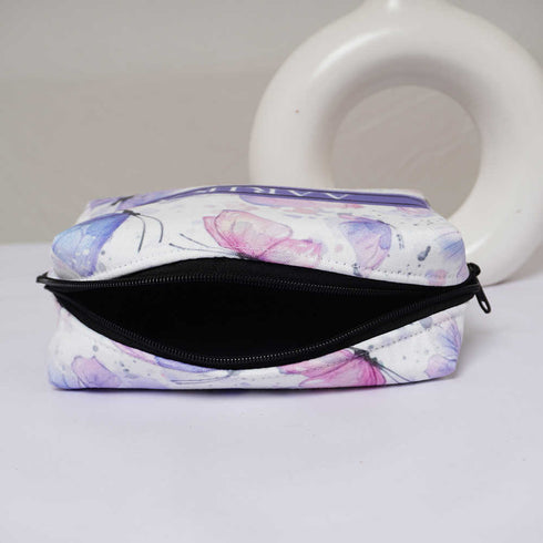 Personalised Butterflies Printed Box Bag Combo