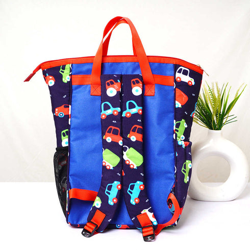 Personalized Cars Printed Diaper Bag