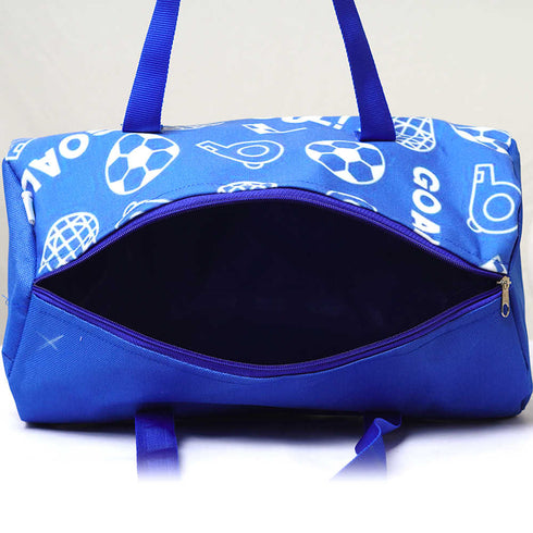 Personalised Football Printed Kids Duffle Bag