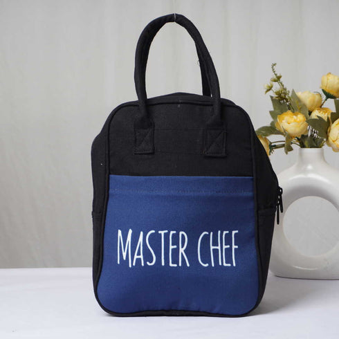 Master Chef Panda Printed Canvas Lunch Bag - Uncommongifts.in