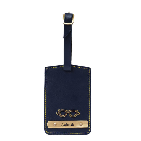 Personalised Gift Combo With Charm - Navy Blue - Uncommongifts.in