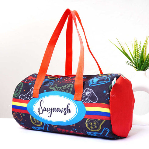 Personalised Game Printed Kids Swimming Duffle Bag