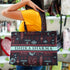 Brown Geometric Pattern Customised Box Tote Bag - Uncommongifts.in