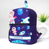 Personalised Space Printed Kids Bag Pack