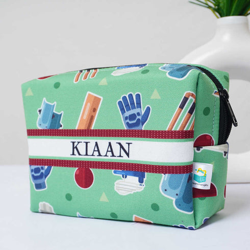 Personalised Cricket Printed Kids Box Pouch