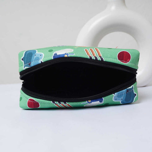 Personalised Cricket Printed Kids Box Pouch