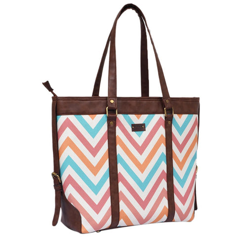 Geometric Printed Women's Office Bag - Uncommongifts.in