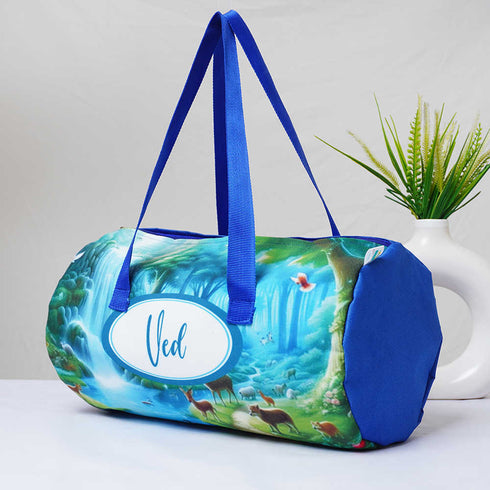 Personalised Animal Printed Kids Swimming Duffle Bag