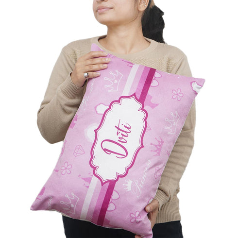 Personalized Princess Printed Pillow - Uncommongifts.in