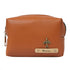Personalized PU Box Pouch with Charm- Tan - Uncommongifts.in