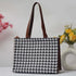 Black & White Printed Handheld Box Bag - Uncommongifts.in