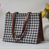 Black & White Printed Handheld Box Bag - Uncommongifts.in