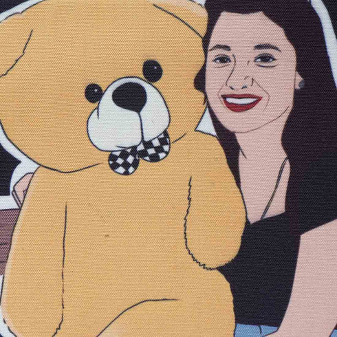 Caricature Personalised Box Bag - Uncommongifts.in