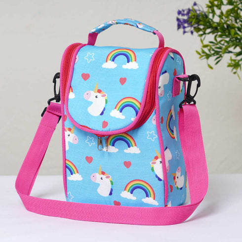 Personalised Unicorn Printed Kids Lunch Bag