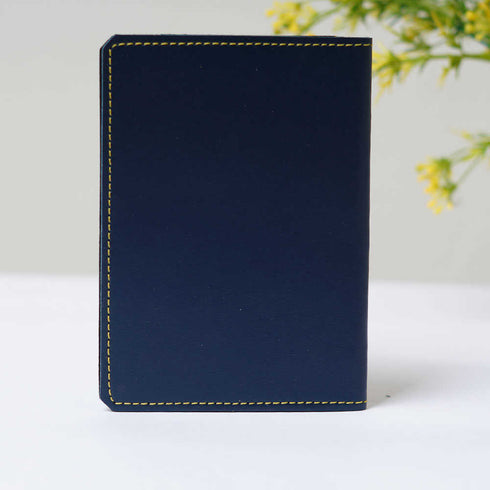 Customized Girl Printed Passport Cover - Black